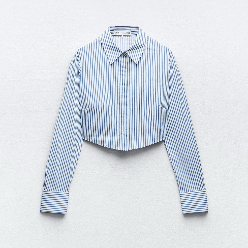 ZARA FITTED CROP TOP